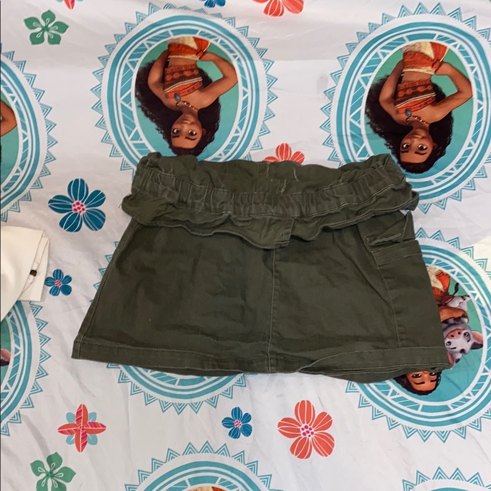 Art Class Olive Green Skirt
